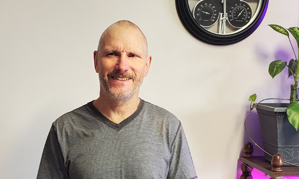 Dennis is smiling ear to ear over retirement
